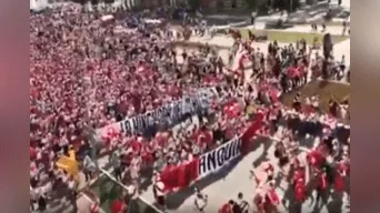 Un video viral muestra la conmovedora caminata de la selección peruana en Rusia horas antes de Perú vs Dinamarca