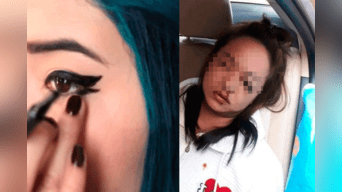 Una mujer clavó un delineador en su ojo izquierdo cuando iba maquillándose dentro del vehículo