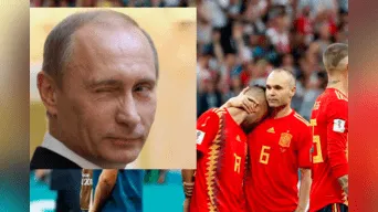 Vladimir Putin felicitó a su selección por ganarle a España. 