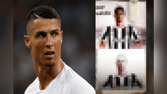 La cara de Cristiano Ronaldo fue un lienzo perfecto para la creación de papel higiénico. 