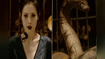 Nagini es la serpiente que le salvó la vida a Lord Voldemort.