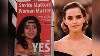 Emma Watson recuerda el caso de Savita Halappanavar en una emotiva carta.