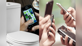 Estudio demostró que un celular es siete veces más sucio que la tapa de un inodoro. 