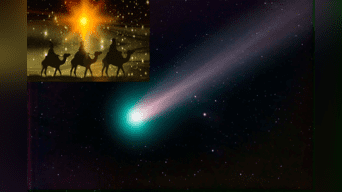Los astrónomos estiman que el cometa de Navidad este año, no solo podrá verse como una estrella brillante, sino que hará su visita más cercana a la Tierra en 70 años