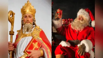 El origen de Papá Noel está relacionada a la historia de Nicolás de Bari, un obispo de Turquía que ahora es un santo