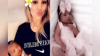 Khloe Kardashian aclara la piel de su hija con filtros y fans la critican sin piedad.