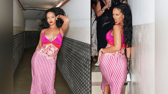 Rihanna posa en sexy lencería transparente por “San Valentín” y fans enloquecen. 