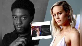 Brie Larson comparte sentido mensaje tras la muerte de Chadwick Boseman