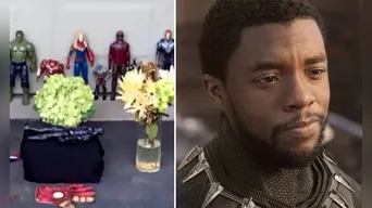 Niño organiza funeral con juguetes de Marvel para despedir a Black Panther (VIDEO)
