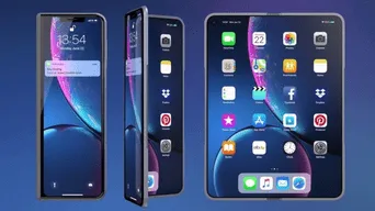 Apple estaría trabajando en un prototipo de celular con pantalla plegable según afirmas insiders de la industria de la telefonía móvil. | Fuente: Applesfera.