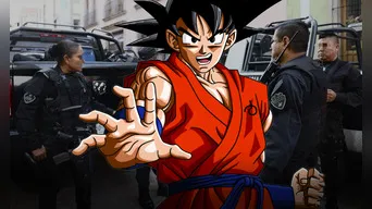 Hombre afirma ser Goku y se enfrenta a policías, lastimándonoslos