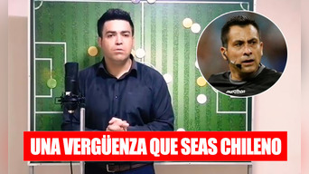 'Bascuñán es una vergüenza para los chilenos': Youtuber chileno critica a árbitro