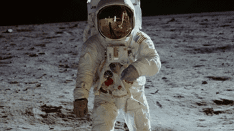 Una fotografía inédita de la misión Apollo 11 está siendo subastada por miles de dólares./Fuente: NASA.