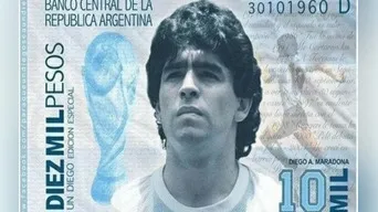 Maradona: Crean campaña para crear billete exclusivo de Diego y ya suman miles de firmas