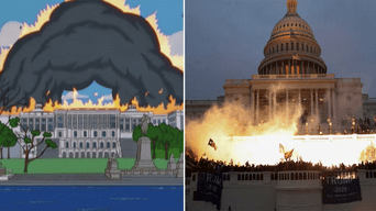 ¿Los Simpson predijeron el asalto al Capitolio de EEUU?