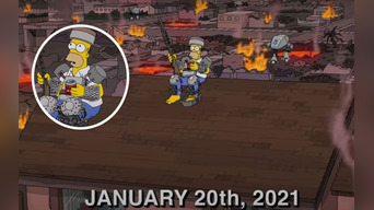 Los Simpson: La serie predijo el apocalipsis para el 20 de enero de 2021 y generó memes