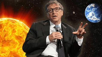 Bill Gates quiere tapar el sol para enfriar el planeta.