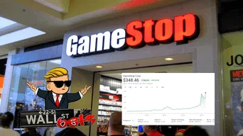 GameStop ha registrado un incremento histórico del valor de sus acciones en la bolsa gracias a WallStreetBets./Fuente: Getty Images.