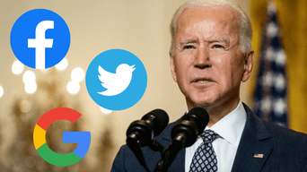El presidente Joe Biden colabora directamente con las redes sociales más importantes para ponerle un alto a los movimientos antivacunas que abundan en sus plataformas./Fuente: AFP.