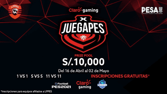 El Claro Gaming X JUEGAPES contará con la presencia de grandes equipos peruanos como Alianza Lima, Unversitarios de Deportes, Sporting Cristal, entre otros./Fuente: Claro Gaming.