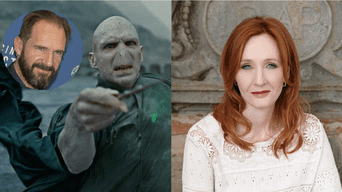 El actor que interpretó a Lord Voldemort en las películas de Harry Potter opinó que toda la crítica contra la autora es pertubadora./Fuente: Composición.