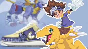Digimon lanza su línea de zapatillas al estilo de Greymon y sus amigos