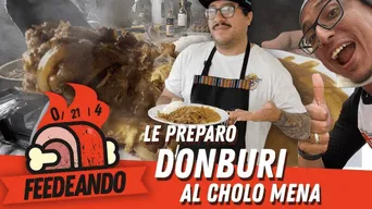 Oscar Soto invitó al Cholo Mena a la primera edición de Feedeando y prepararon un riquísimo Donburi./Fuente: YouTube.