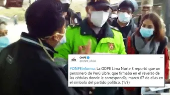 La ONPE se pronuncia sobre el incidente en una de las mesas de votación en Carabayllo.
