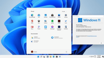 La nueva interfaz de Windows 11 ha sido filtrada días antes de su presentación oficial./Fuente: Microsoft.