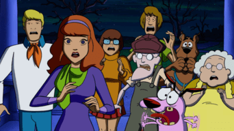 Los queridos personajes de Scooby-Doo y Coraje, el Perro Cobarde se unen en una nueva película crossover./Fuente: Warner Bros.
