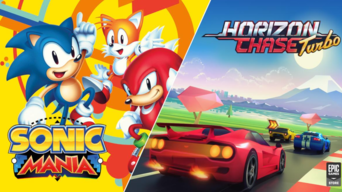 Sonic Mania y Horizon Chase Turbo podrán ser descargados gratuitamente desde la Epic Games Store hasta el 1 de julio./Fuente: Composición.