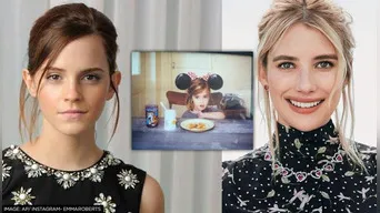 Confunden a Emma Roberts con Emma Watson en el especial de Harry Potter