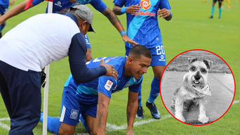 Futbolista rinde homenaje a su mascota fallecida / Foto: Pedro Monteverde - DeChalaca