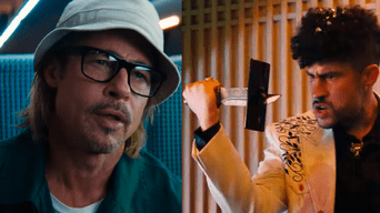 Bad Bunny y Brad Pitt tienen una pelea en el trailer de "Tren Bala"/ Caputra Sony Pictures - Trailer