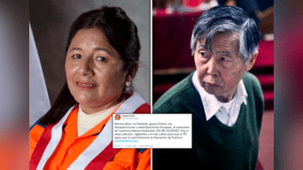 Isabel Cortez se pronuncia ante posible liberación de Alberto Fujimori | Foto: composición Aweita