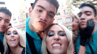 Miley Cirus besó a un fanático previo al Lollapalooza en Argentina y video se hace viral / Foto: Capturas Instagram juanfgraziani_o