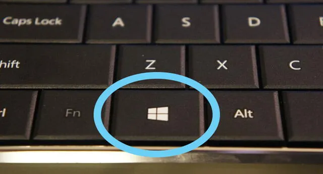 ¿Qué es lo que puedes hacer con el botón de Windows? 