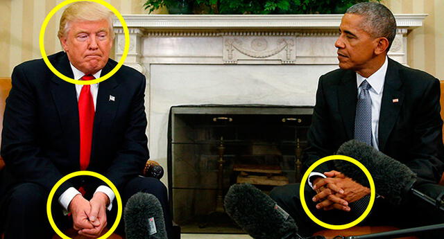 Trump y Obama se reunieron y esto fue lo que reveló su lenguaje corporal
