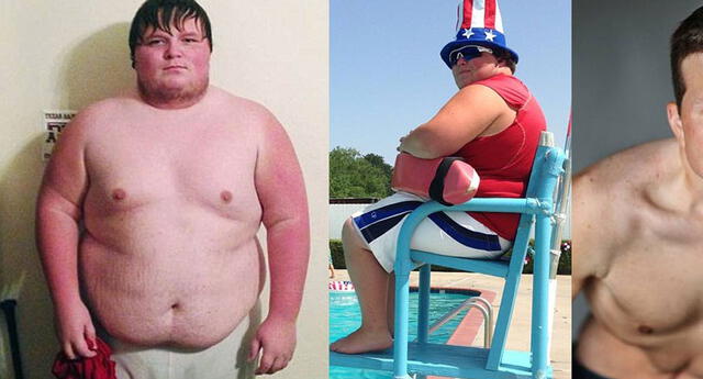 Sufrió bullying por su sobrepeso, pero un cambio radical en su alimentación lo dejó irreconocible