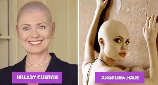 ¿Cómo serían las celebridades sin cabello? 12 mujeres sometidas a un radical cambio de look 