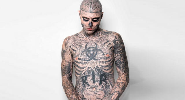 ¿Te imaginas cómo luciría “Zombie Boy” sin tatuajes? Un experimento lo hizo posible 