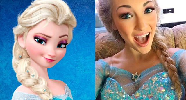 Elsa de ‘Frozen’ es real, conoce a la modelo que tiene un gran parecido con la princesa