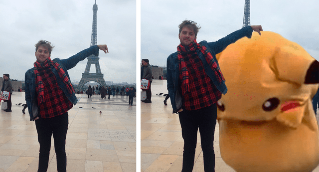 Turista pidió ayuda para arreglar su foto y trolls desataron una batalla de Photoshop