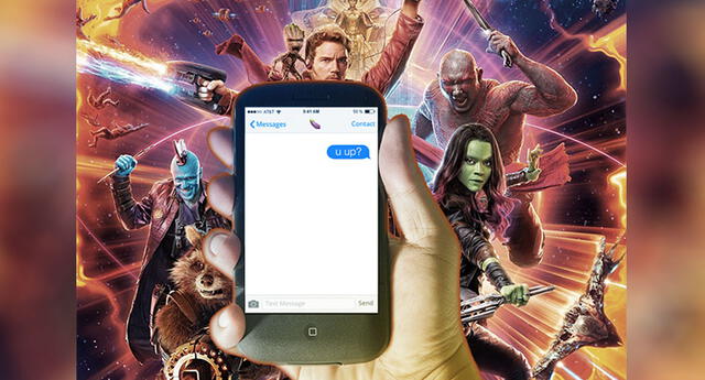 Ella no dejaba de ver su celular mientras veían Guardianes de la Galaxia 2, él decidió denunciarla