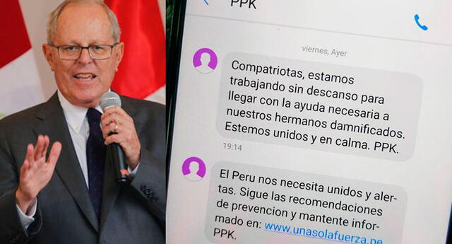 ¿Realmente PPK mandó mensajes de texto a todos los peruanos?
