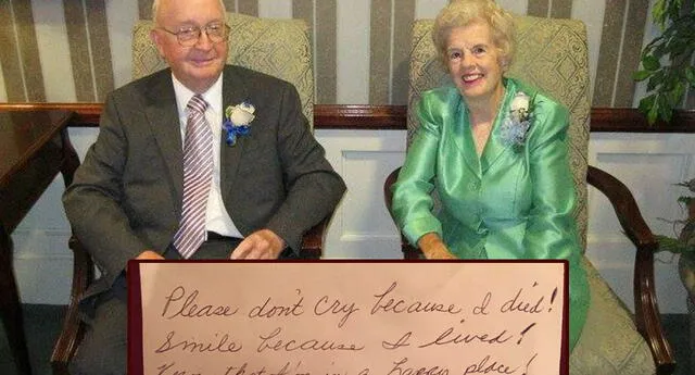 Su esposa falleció tras 60 años juntos, días después encuentra un mensaje en su cartera