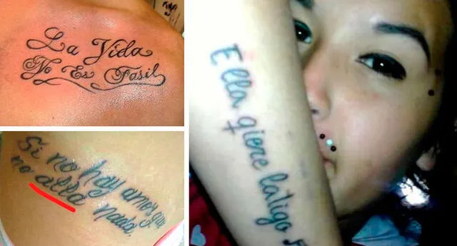 10 frases que no se pueden presumir por culpa de los tatuadores 