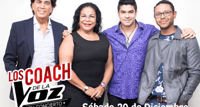 Los coachs de la Voz Perú 2014.