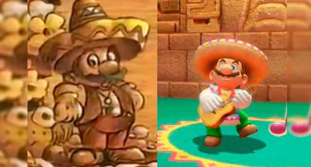¿Por que Super Mario aparece como mariachi? 