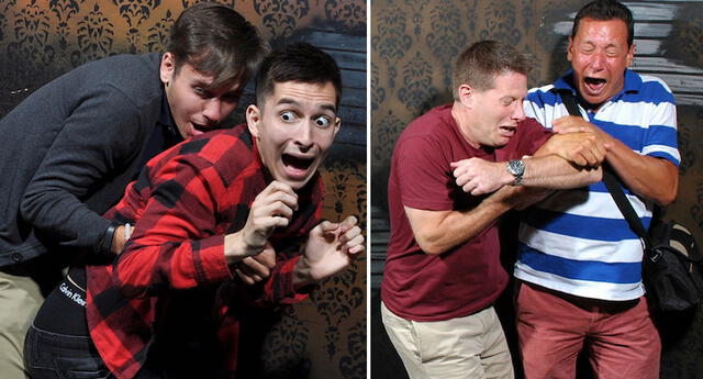 12 fotografías de hombres que entraron a casa embrujada y este es el resultado